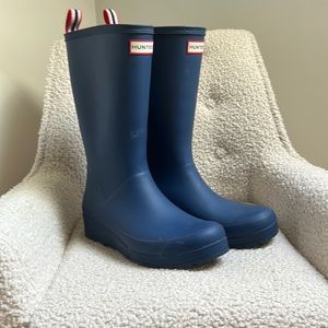 Hunter rain boots. Original play boot tall.